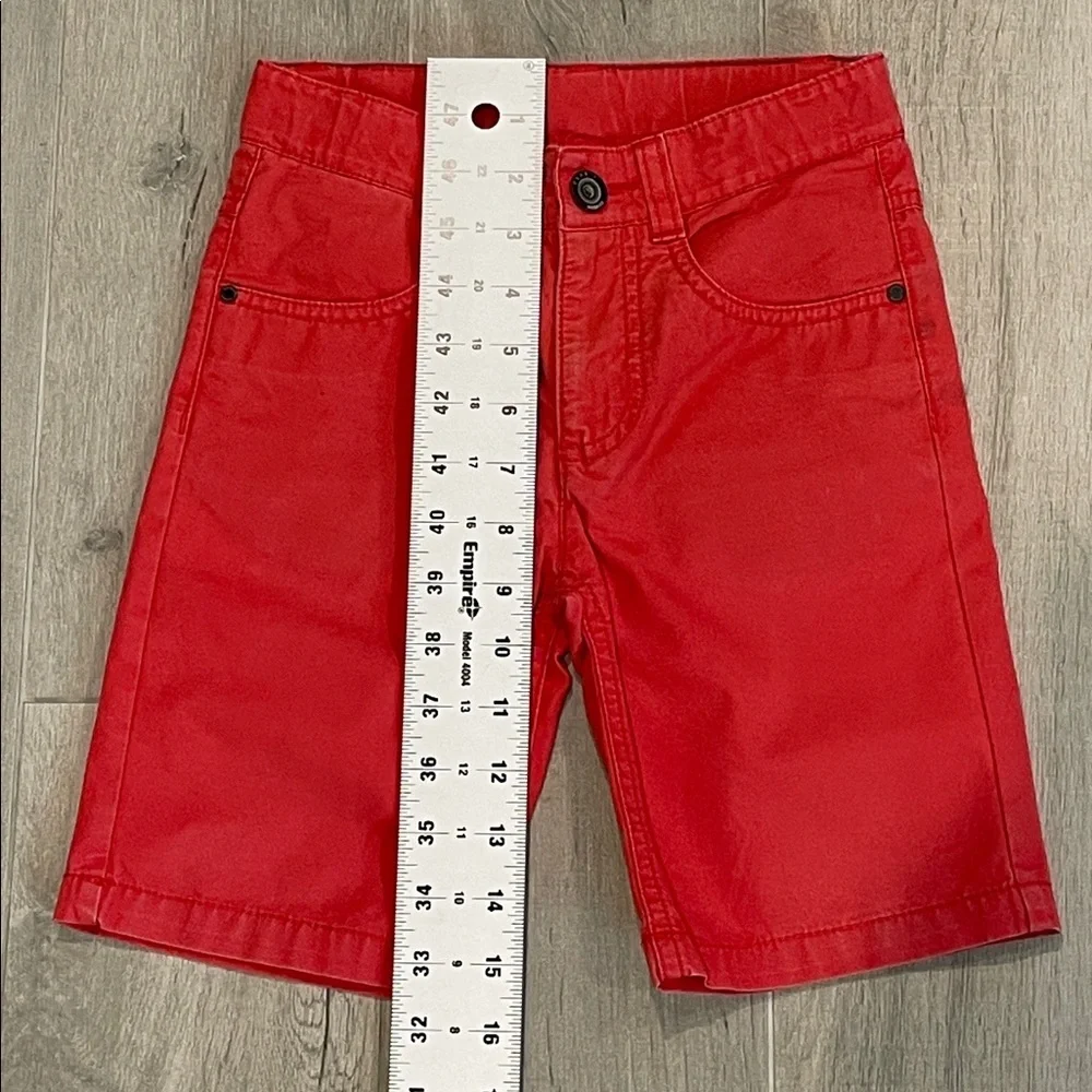 Esprit Vibrant Red Boys Shorts Size 5Y 110cm 100% Cotton
